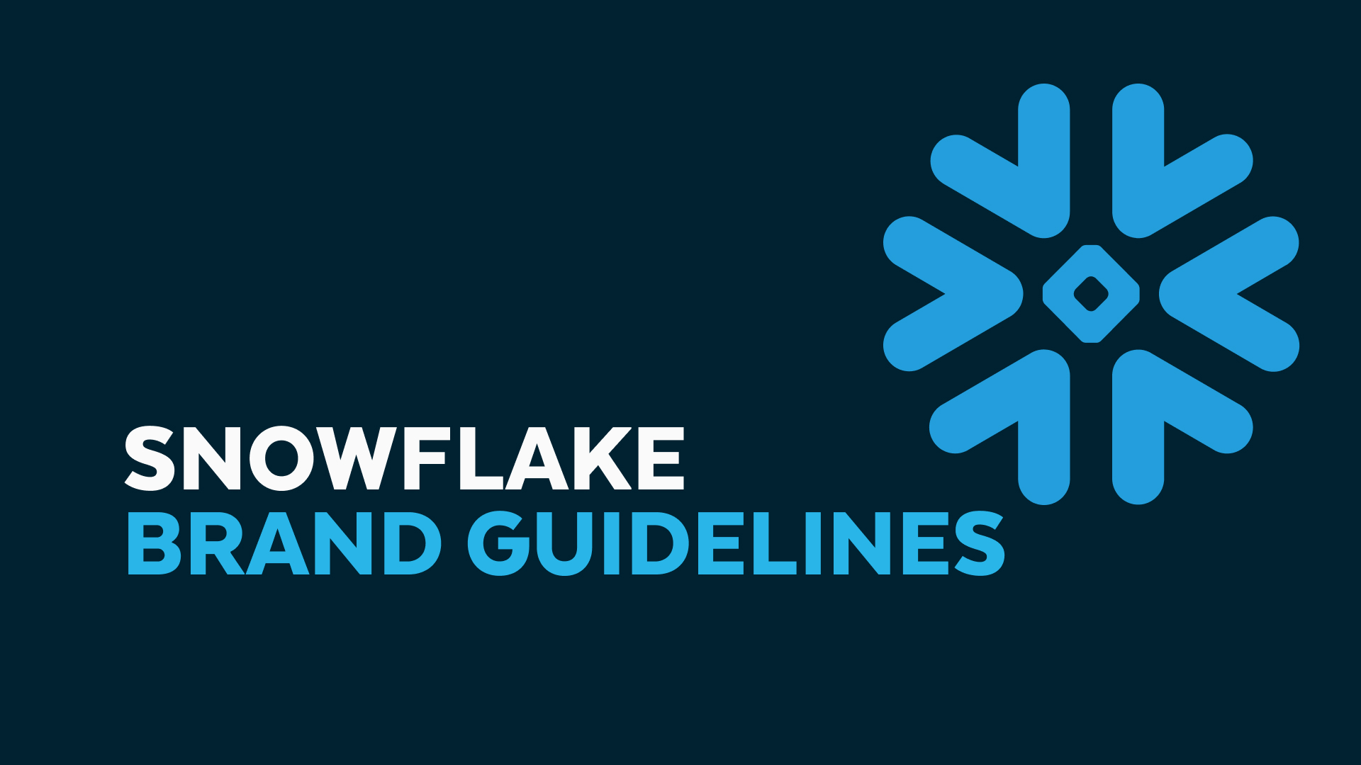 Snowflake Brand Guidelines